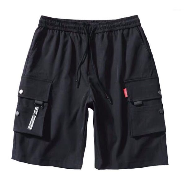 men's shorts summer casual cargo running short pants boy oversize male brand sport clothing loose elastic waist 2021, White;black
men's shorts summer casual cargo running short pants boy oversize male brand sport clothing loose elastic waist 2021, White;black