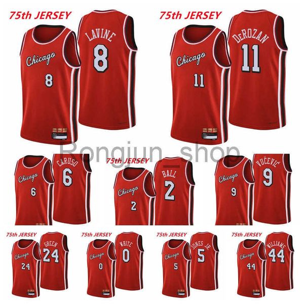 2021-22 75th anniversary printed mens basketball zach lavine 8 demar derozan 11 lonzo ball 2 alex caruso 6 nikola vucevic 9 white williams, Black
2021-22 75th anniversary printed mens basketball zach lavine 8 demar derozan 11 lonzo ball 2 alex caruso 6 nikola vucevic 9 white williams, Black