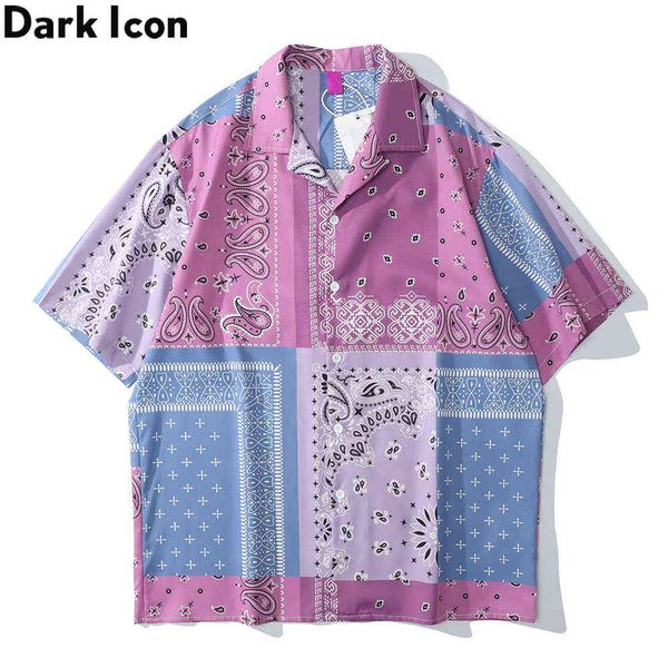 pink bandana polo shirt men summer turn-down collar hawaiian shirts men male 210603, White;black
pink bandana polo shirt men summer turn-down collar hawaiian shirts men male 210603, White;black