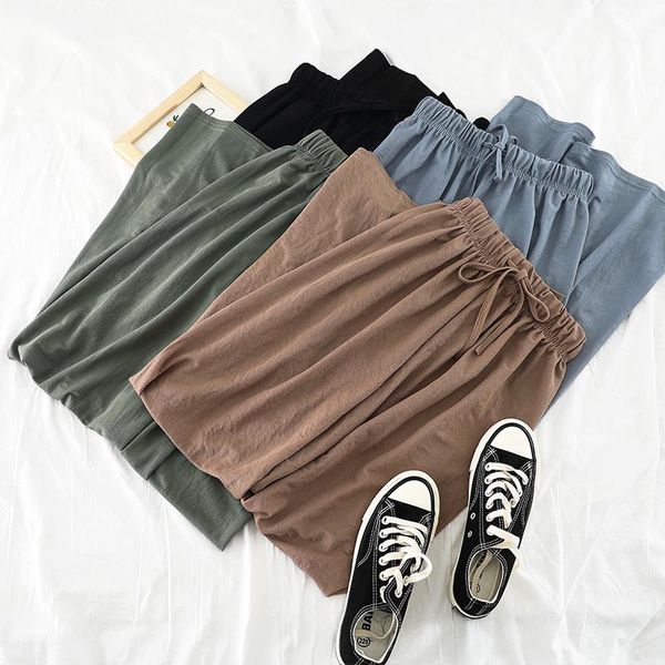 women's pants & capris 2021 fashion casual comfortable loose minimalism thin wide leg h473, Black;white
women's pants & capris 2021 fashion casual comfortable loose minimalism thin wide leg h473, Black;white