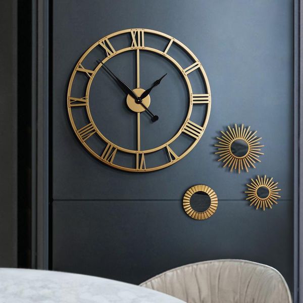 wall clocks modern gold clock industrial design fashion simple mute creative metal horloge mural dining room decor eb50wc
wall clocks modern gold clock industrial design fashion simple mute creative metal horloge mural dining room decor eb50wc