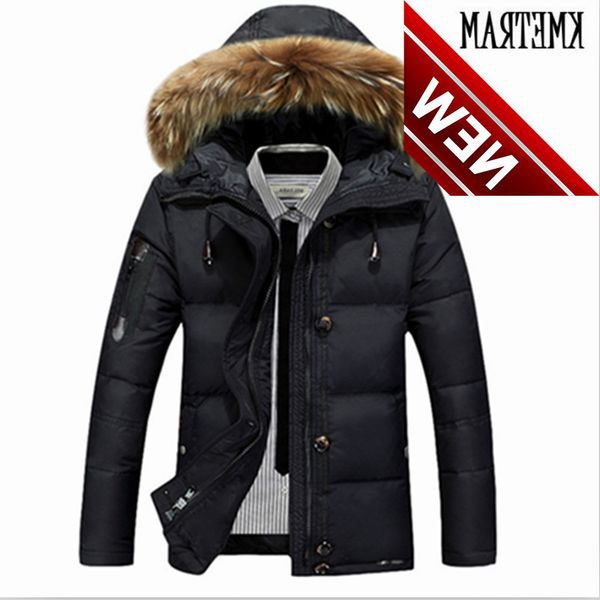 kmetram 2021 new thick down jacket men warm with fur collar men's parka pluma hombre plus size winter hh331, Black
kmetram 2021 new thick down jacket men warm with fur collar men's parka pluma hombre plus size winter hh331, Black