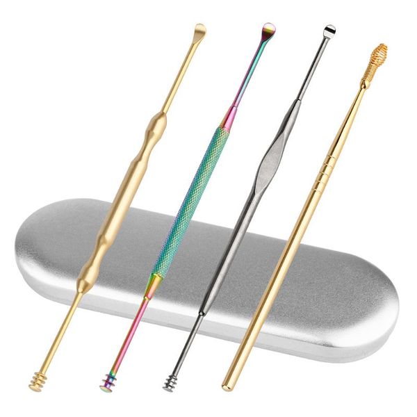 ear wax pickers stainless steel earpick remover curette pick cleaner spoon care clean tool electric nose & trimmers
ear wax pickers stainless steel earpick remover curette pick cleaner spoon care clean tool electric nose & trimmers