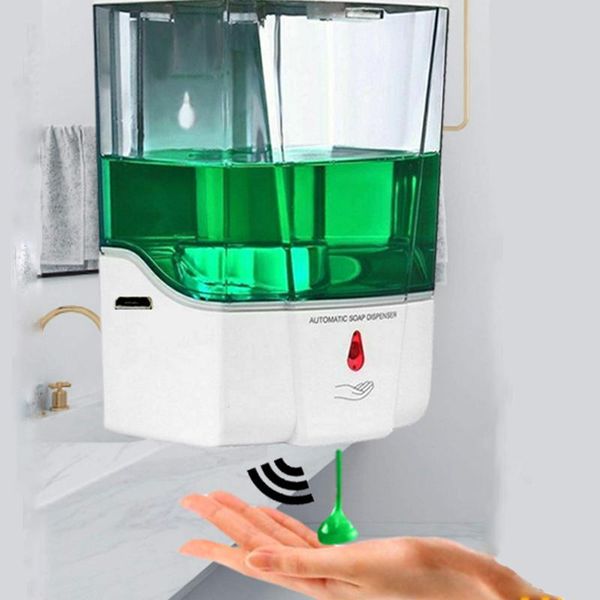 liquid soap dispenser 700ml capacity automatic touchless sensor hand sanitizer detergent wall mounted for bathroom kitchen
liquid soap dispenser 700ml capacity automatic touchless sensor hand sanitizer detergent wall mounted for bathroom kitchen