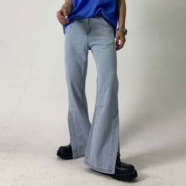 men's jeans korean simple slit casual straight denim pants streetwear vintage fashion trousers for women men couple 53hh, Blue
men's jeans korean simple slit casual straight denim pants streetwear vintage fashion trousers for women men couple 53hh, Blue