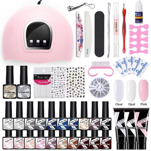 nail art kits set 54w uv led lamp dryer with 20 pcs gel polish kit acrylic extension soak off tool
nail art kits set 54w uv led lamp dryer with 20 pcs gel polish kit acrylic extension soak off tool