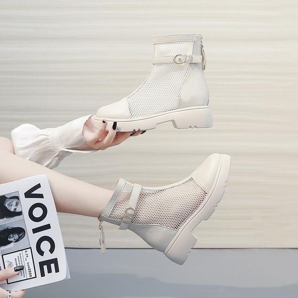 summer cool boots women shoes 2021 round toe air mesh female hollow out casual style square heels woman, Black
summer cool boots women shoes 2021 round toe air mesh female hollow out casual style square heels woman, Black