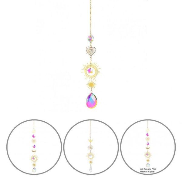 novelty items clear light reflection 4 styles colorful star moon chain suncatcher ornament for wedding
novelty items clear light reflection 4 styles colorful star moon chain suncatcher ornament for wedding