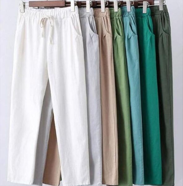 casual summer big size women pant trousers solid elastic waist cotton linen pants ankle length haren 5xl 6xl 7xl, Black;white
casual summer big size women pant trousers solid elastic waist cotton linen pants ankle length haren 5xl 6xl 7xl, Black;white