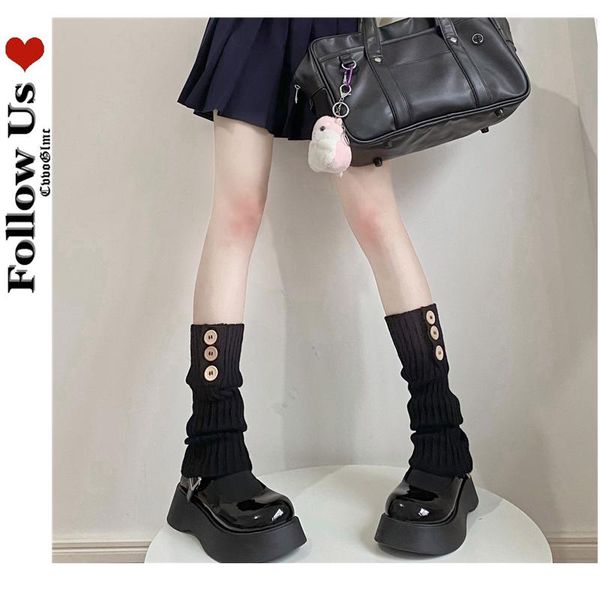 socks & hosiery lolita kawaii japanese harajuku knitted button knee boot cover women calentadores de la pierna, Black;white
socks & hosiery lolita kawaii japanese harajuku knitted button knee boot cover women calentadores de la pierna, Black;white