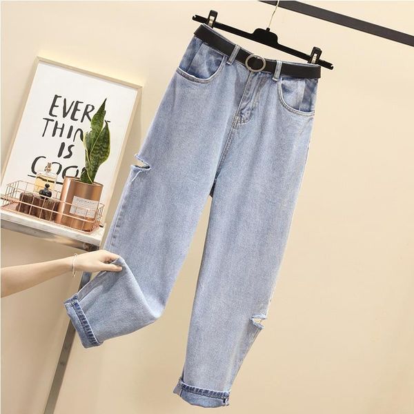 women's jeans woman pants ripped cropped summer 2021 loose straight radish pantalones vaqueros mujer, Blue
women's jeans woman pants ripped cropped summer 2021 loose straight radish pantalones vaqueros mujer, Blue