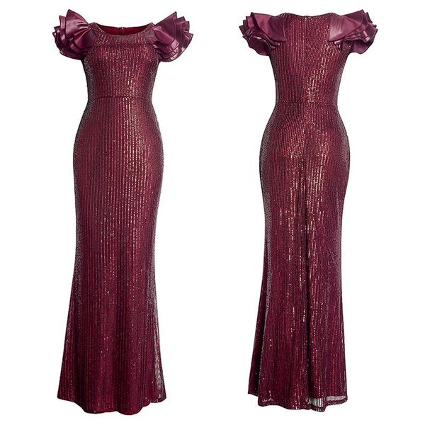 ethnic clothing african wedding dresses for women ruffle short sleeve sequin evening party long dress plus size moroccan kaftan muslim cloth, Red
ethnic clothing african wedding dresses for women ruffle short sleeve sequin evening party long dress plus size moroccan kaftan muslim cloth, Red