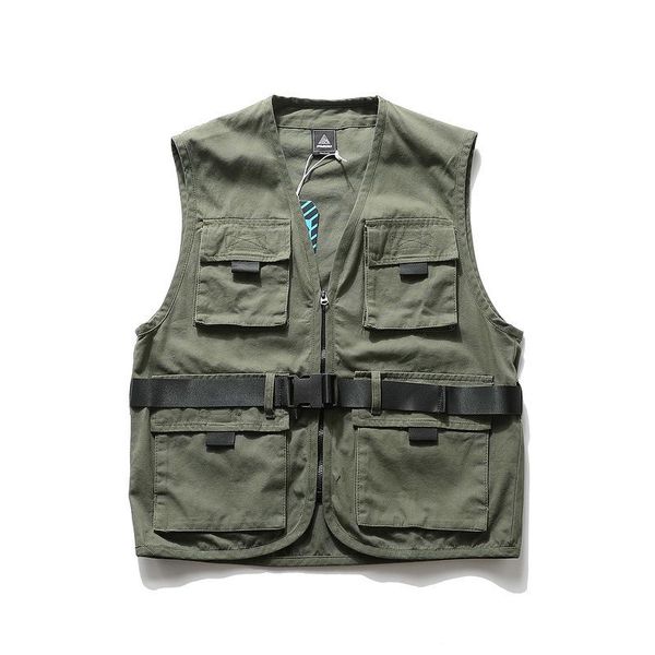 men's vests men high streetwear hip hop function style casual cargo vest outerwear male women multiple pockets sleeveless jacket, Black;white
men's vests men high streetwear hip hop function style casual cargo vest outerwear male women multiple pockets sleeveless jacket, Black;white