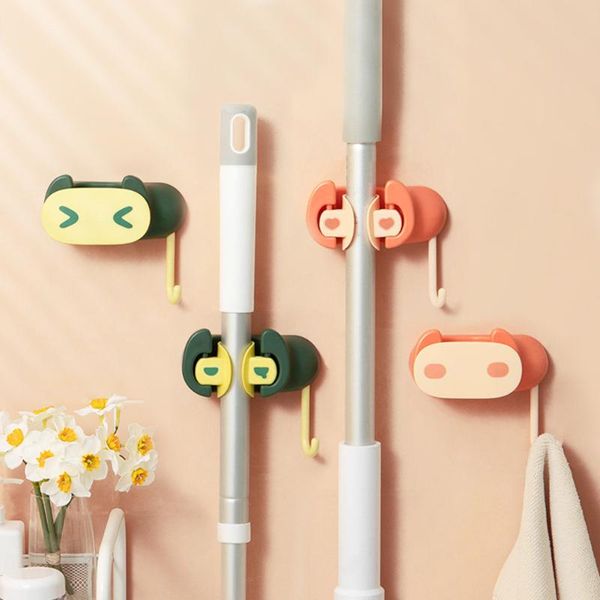 hooks & rails wall mounted mop rack hook bathroom sticky hanger household storage cartoon punch suction hanging pipe
hooks & rails wall mounted mop rack hook bathroom sticky hanger household storage cartoon punch suction hanging pipe