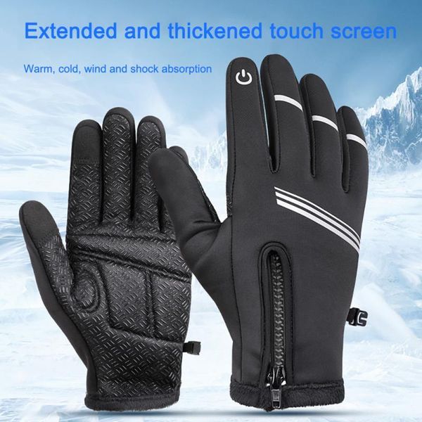 cycling gloves winter touch screen waterproof windproof skiing cold fashion warm outdoor sports riding zipper, Black
cycling gloves winter touch screen waterproof windproof skiing cold fashion warm outdoor sports riding zipper, Black