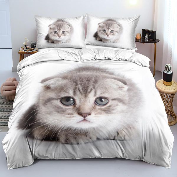 bedding sets 3d pet cat linens bed duvet covers set white pillow shames twin king double single size custom home textile
bedding sets 3d pet cat linens bed duvet covers set white pillow shames twin king double single size custom home textile