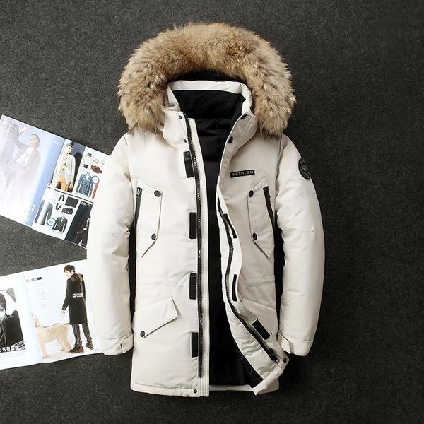 men's down & parkas brand winte white duck jacket workwear style young puffer short thicken outdoor warm hooded coat men, Black
men's down & parkas brand winte white duck jacket workwear style young puffer short thicken outdoor warm hooded coat men, Black