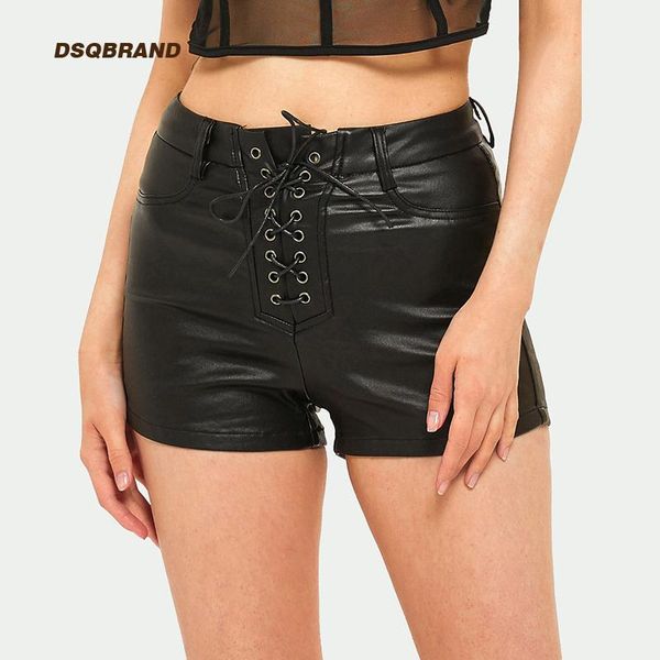 women's shorts dsqbrand ladies high waist leather black tight-fitting lace-up women's pants casual fashion pu street style, White;black
women's shorts dsqbrand ladies high waist leather black tight-fitting lace-up women's pants casual fashion pu street style, White;black