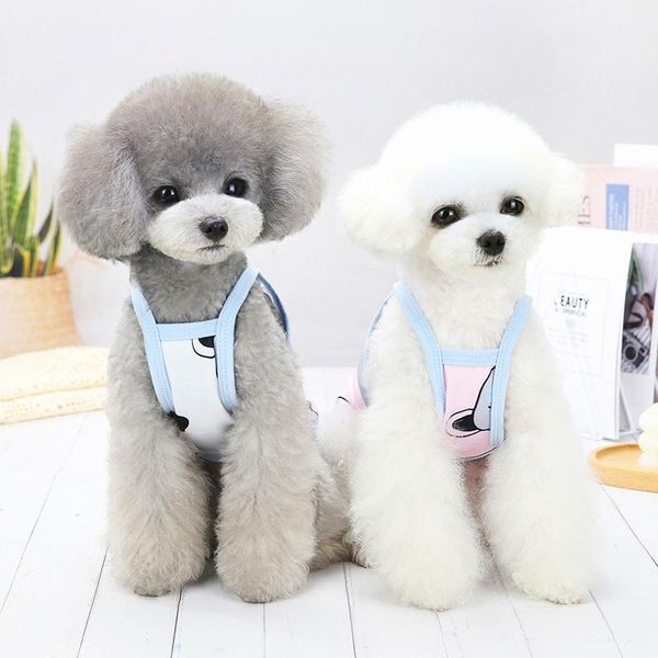 spring and summer cute simple cartoon dog print thin suspenders vest small cat pet clothes apparel
spring and summer cute simple cartoon dog print thin suspenders vest small cat pet clothes apparel