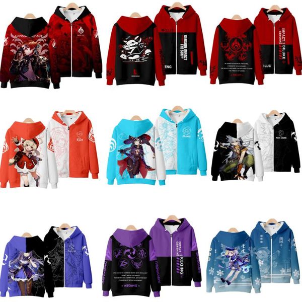men's hoodies & sweatshirts genshin impact cosplay costume amber lisa kaeya klee diluc venti paimon zhongli keqing 3d hoodie zipper h, Black
men's hoodies & sweatshirts genshin impact cosplay costume amber lisa kaeya klee diluc venti paimon zhongli keqing 3d hoodie zipper h, Black