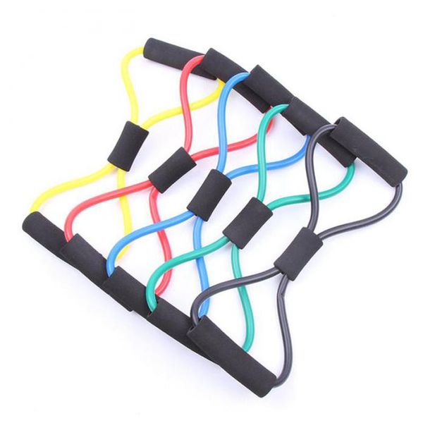 resistance band yoga fitness rubber tube expander figure 8 elastic stretch training home gym rope equipment bands
resistance band yoga fitness rubber tube expander figure 8 elastic stretch training home gym rope equipment bands