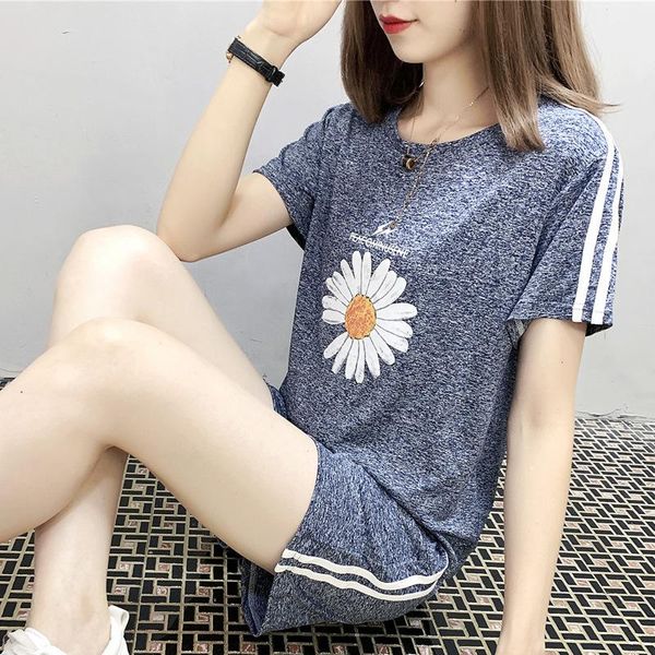 running jerseys korean small women's summer sports suit casual shorts short sleeve sets fitness and home for students, Black;blue
running jerseys korean small women's summer sports suit casual shorts short sleeve sets fitness and home for students, Black;blue