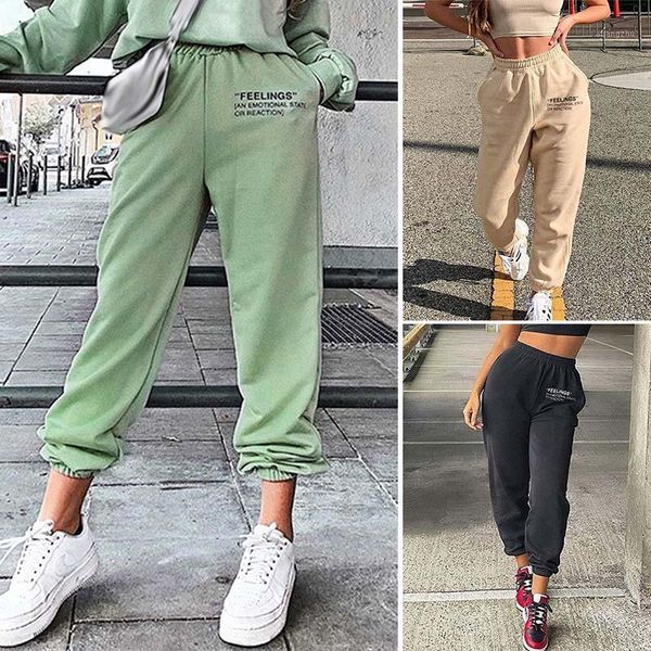 women casual sweat pant letter print elasticity high waist trousers jogger hip hop loose sweatpants women's pants & capris, Black;white
women casual sweat pant letter print elasticity high waist trousers jogger hip hop loose sweatpants women's pants & capris, Black;white