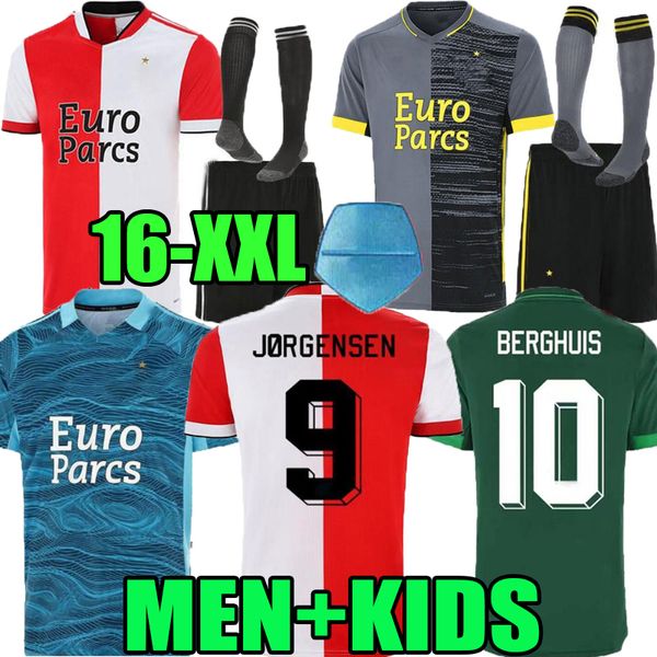 kids 21 22 jorgensen berghuis green soccer jerseys home away linssen toornstra 2021 2022 feyenoordes football shirt set s-xxl, Black;yellow
kids 21 22 jorgensen berghuis green soccer jerseys home away linssen toornstra 2021 2022 feyenoordes football shirt set s-xxl, Black;yellow