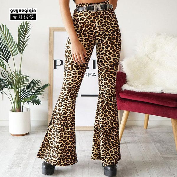 women's pants & capris women european 2021 autumn leopard printed micro flare long hign waist streetwear casual trousers clothing, Black;white
women's pants & capris women european 2021 autumn leopard printed micro flare long hign waist streetwear casual trousers clothing, Black;white