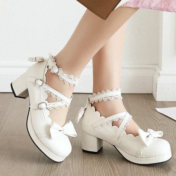 summer women lolita-style pumps fashion buckle chunky heel sweet bow knot cosplay spring shhoes woman size34-45 dress shoes, Black
summer women lolita-style pumps fashion buckle chunky heel sweet bow knot cosplay spring shhoes woman size34-45 dress shoes, Black