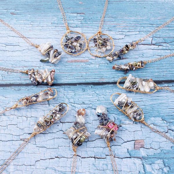 pendant necklaces 1pcs handmade wrapped natural baroque pearls sea shell long chain necklace charm beach jewelry unique girl gift, Silver
pendant necklaces 1pcs handmade wrapped natural baroque pearls sea shell long chain necklace charm beach jewelry unique girl gift, Silver