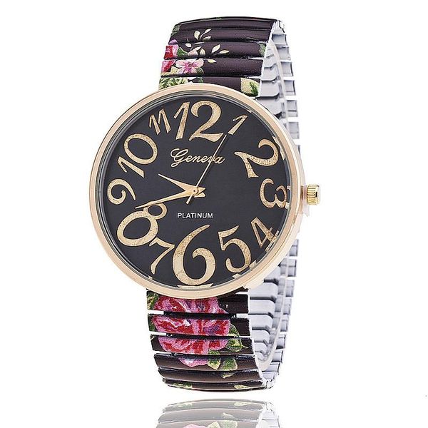 wristwatches casual bracelet for women geneva womens wrist watch idyllic flowers elastic strap large numbers ladies quartz drop, Slivery;brown
wristwatches casual bracelet for women geneva womens wrist watch idyllic flowers elastic strap large numbers ladies quartz drop, Slivery;brown