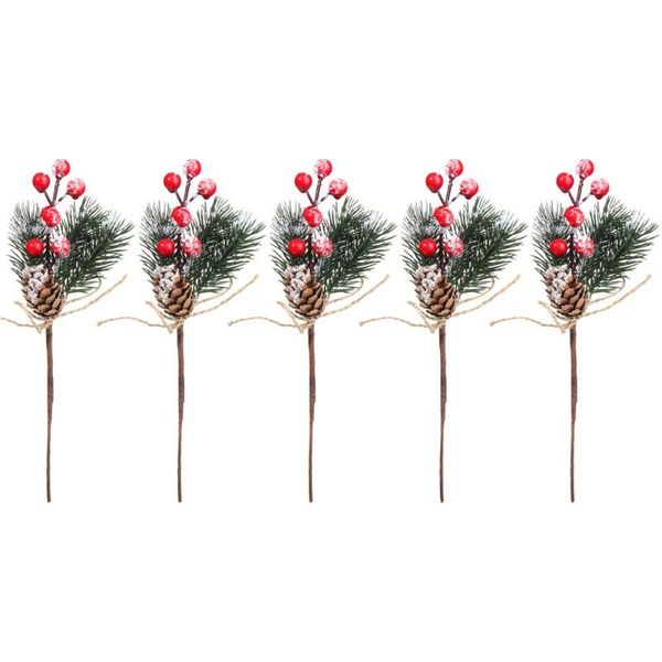 decorative flowers & wreaths 5pcs pvc fake snow frost pine branch artificial flower cone berry christmas ornament holly xmas tr
decorative flowers & wreaths 5pcs pvc fake snow frost pine branch artificial flower cone berry christmas ornament holly xmas tr