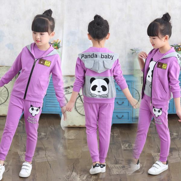 girl autumn 3pcs clothing set children hooded panda suits vest shirt pants spring clothes 110 160, White
girl autumn 3pcs clothing set children hooded panda suits vest shirt pants spring clothes 110 160, White