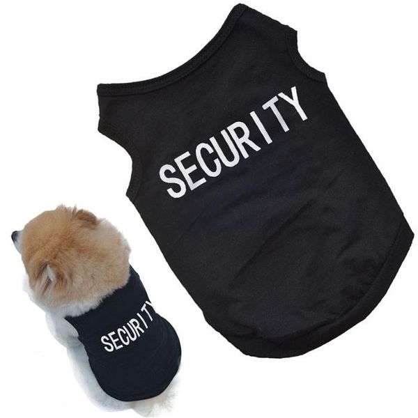 dog apparel 100% cotton pet clothes cool cat security costume for cats small dogs spring & summer puppy kitty vest t shirt clothing
dog apparel 100% cotton pet clothes cool cat security costume for cats small dogs spring & summer puppy kitty vest t shirt clothing