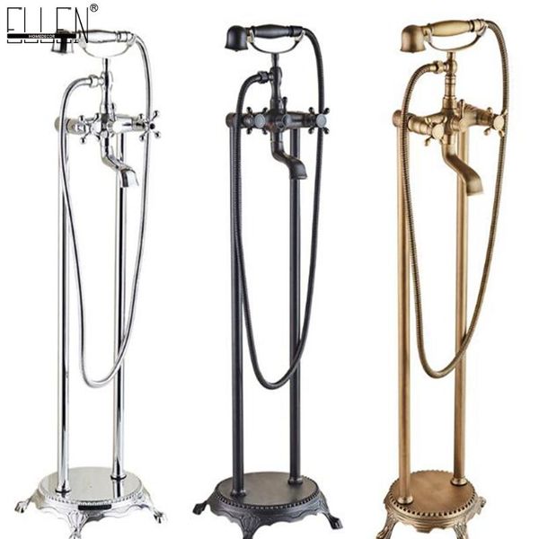vidric antique bronze flooring bath faucet with hand shower floor stand faucets bathtub water mixer el8701 bathroom sets
vidric antique bronze flooring bath faucet with hand shower floor stand faucets bathtub water mixer el8701 bathroom sets