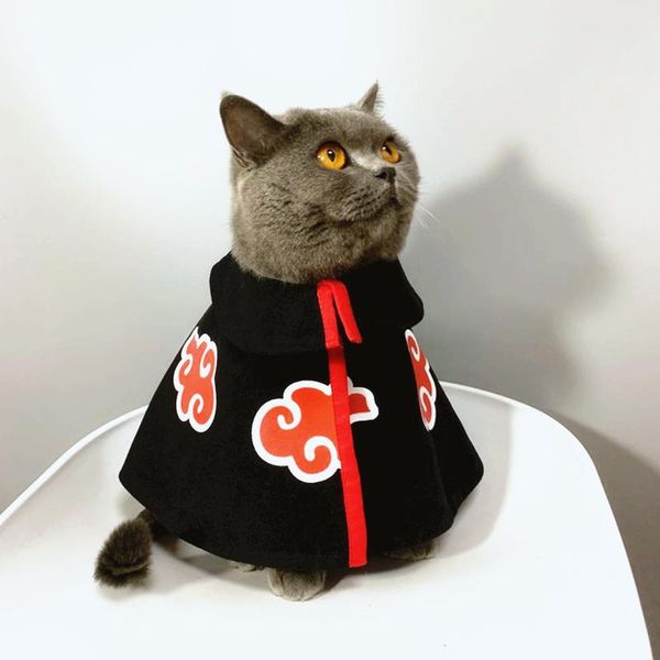 cat costumes akatsuki red cloud cloak pet clothes summer thin anti-hair cos ninja dress
cat costumes akatsuki red cloud cloak pet clothes summer thin anti-hair cos ninja dress