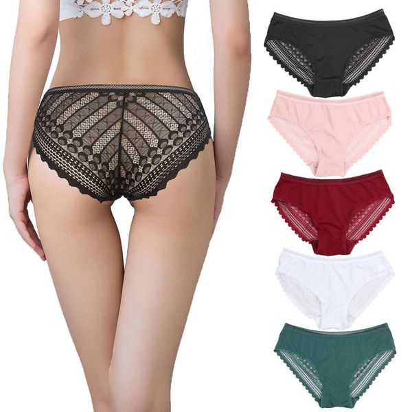 women's panties 5pcs/lot lace briefs mesh hollow out transparent breathable underwear women perspective thin underpants female, Black;pink
women's panties 5pcs/lot lace briefs mesh hollow out transparent breathable underwear women perspective thin underpants female, Black;pink