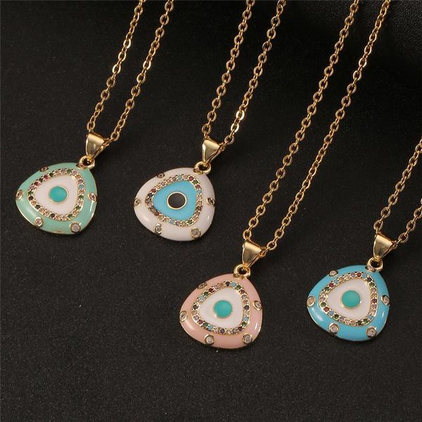 pendant necklaces 1pcs copper zircon crystal geometric triangle necklace for women gold chain fashion jewelry gift, Silver
pendant necklaces 1pcs copper zircon crystal geometric triangle necklace for women gold chain fashion jewelry gift, Silver