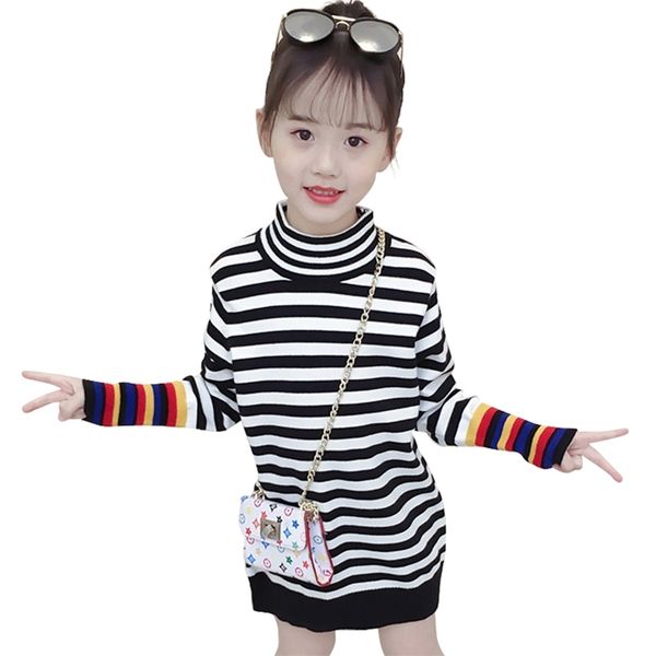 children's turtleneck rainbow stirped sweaters for girls casual style kid sweater spring autumn clothes girl 6 8 10 12 14 210528, Blue
children's turtleneck rainbow stirped sweaters for girls casual style kid sweater spring autumn clothes girl 6 8 10 12 14 210528, Blue