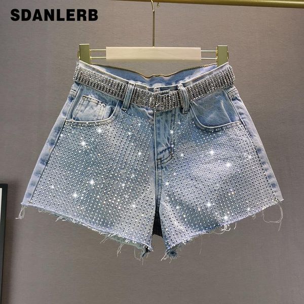 women's jeans thin shorts for woman summer pants fashion drilling wide leg girls ladies jean denim, Blue
women's jeans thin shorts for woman summer pants fashion drilling wide leg girls ladies jean denim, Blue