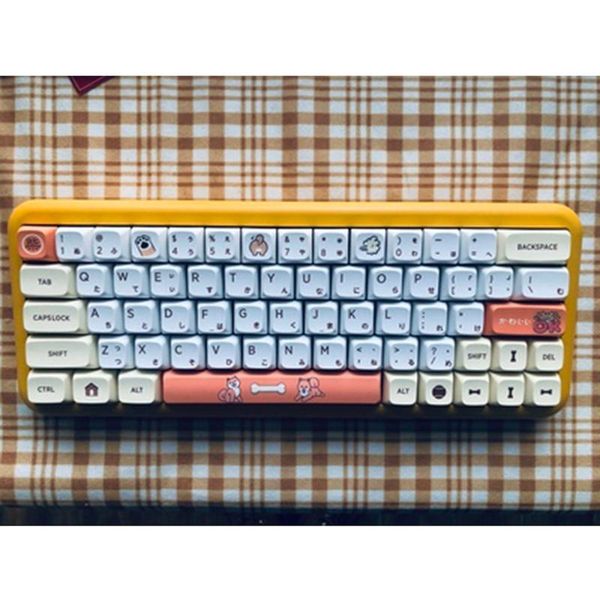 keyboard mouse combos 808c 139 keys / set qx profile custom shiba inu theme original keycaps pbt dye sublimation for mx cherry