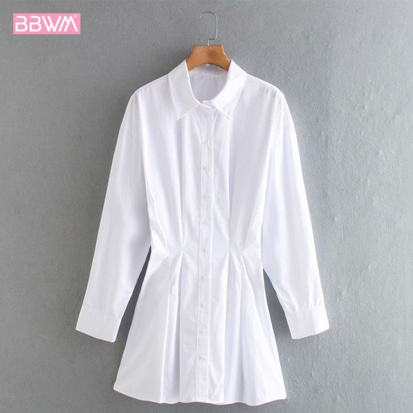 white simple lapel long sleeve single breasted chic female dress korean style fresh fashion women's dresses 210507, Black;gray
white simple lapel long sleeve single breasted chic female dress korean style fresh fashion women's dresses 210507, Black;gray