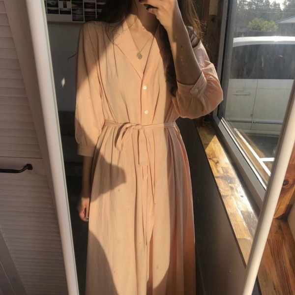 casual dresses shzq korean women summer pink long shirt dress female loose plus size maxi vestidos bandage elegant robe femme ete jurken, Black;gray
casual dresses shzq korean women summer pink long shirt dress female loose plus size maxi vestidos bandage elegant robe femme ete jurken, Black;gray