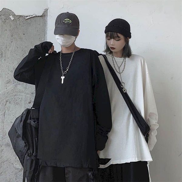 women's t-shirt harajuku women loose long sleeves punk with holes men's tshirts hip hop style streetwears couple tee clothes, White
women's t-shirt harajuku women loose long sleeves punk with holes men's tshirts hip hop style streetwears couple tee clothes, White