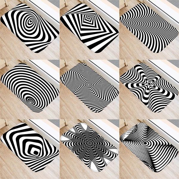 carpets black white geometric doormat anti-slip carpet door mat outdoor kitchen living room floor rug 40*60cm
carpets black white geometric doormat anti-slip carpet door mat outdoor kitchen living room floor rug 40*60cm