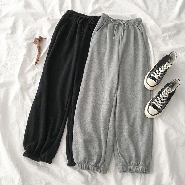 elastic sweatpants women trousers drawstring casual pants autumn 2021 female wide leg high waist corset long harem women's & capris, Black;white
elastic sweatpants women trousers drawstring casual pants autumn 2021 female wide leg high waist corset long harem women's & capris, Black;white