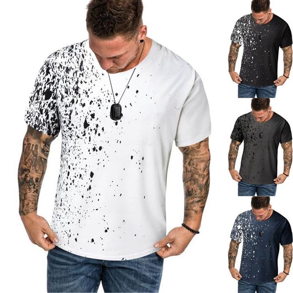 men's t-shirts feitong men white tshirt summer casual loose 3d digital printed t-shirt short sleeve and women's fashion, White;black
men's t-shirts feitong men white tshirt summer casual loose 3d digital printed t-shirt short sleeve and women's fashion, White;black