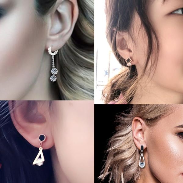 hoop & huggie cubic zirconia earring clips dangle stud unusual jewelry ctainless steel comen fashion 2021, Golden;silver
hoop & huggie cubic zirconia earring clips dangle stud unusual jewelry ctainless steel comen fashion 2021, Golden;silver