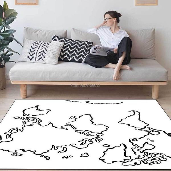 carpets simple fashion geometric nordic black and white world line imitation cashmere living room bedroom bedside non-slip carpet
carpets simple fashion geometric nordic black and white world line imitation cashmere living room bedroom bedside non-slip carpet